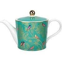 Sara Miller for Portmeirion Chelsea Teapot, Ceramic, Green, 290 x 175 x 150 cm