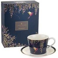 Sara Miller for Portmeirion Chelsea Cup and Saucer, Ceramic Navy, 230 x 185 x 95 cm