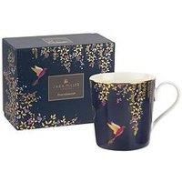 Sara Miller Chelsea Collection Navy Hummingbird Mug Gift Boxed