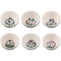 Portmeirion Botanic Garden Dessert Bowl Set Portmeirion Size: 6.5cm H x 14cm W x 14cm D  - Size: 168 W x 229 D cm