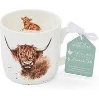 Royal Worcester Highland Cow Mug