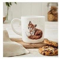Wrendale Designs Large Fine Bone China Mug Mum, Fox