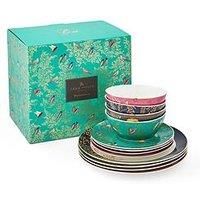Sara Miller SMC79243-XD London Chelsea Collection 12 Piece Tableware Set, Porcelain