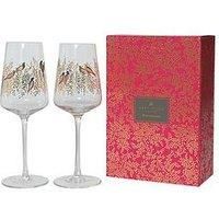 Sara Miller London Set of 2 Chelsea Celestial Wine Glasses 440L