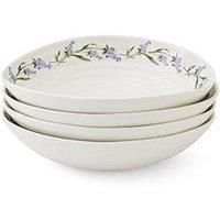 Portmeirion Sophie Conran For Portmeirion Lavandula Set Of 4 Pasta Bowls
