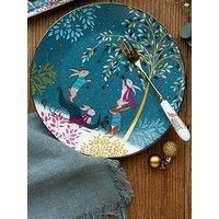 Sara Miller London Sara Miller Woodland Tales Collection Set of 4 Plates