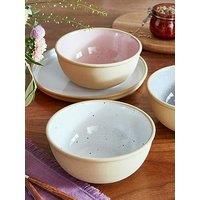 Portmeirion Minerals Set Of 4 Medium Bowls - Moonstone