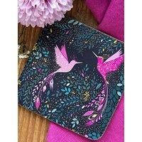 Sara Miller India Collection Hummingbird Paradise Coasters Set of 4