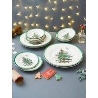 Spode Christmas Tree 12-Piece Dinner Set
