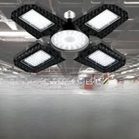 LED Garage Light E27 Spotlight 220V Floodlight Folding LED Lamp For Industrial Lighting Workshop