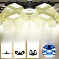 E27 LED Light Bulb Garage Lamp Deformable Folding Spotlight Home Warehouse Workshop High Bay Lamp