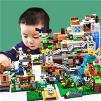 900pcs Minecraft The Mountain Cave Building Kit Blocks Xmas Gift