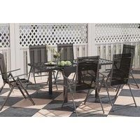 7 Piece Grey Outdoor Dining Set