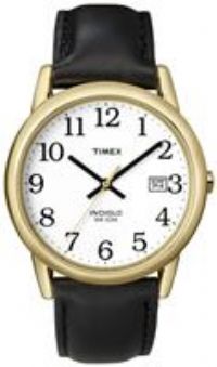 Timex Men's Easy Reader 35 mm Leather Strap Watch T2H291