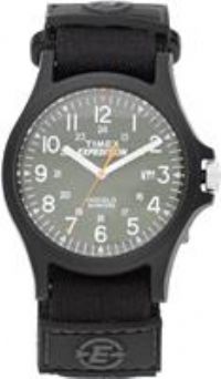 Timex Expedition Men's TW4B00100 Quartz Watch with Green Dial Analogue Display and Black Nylon Strap