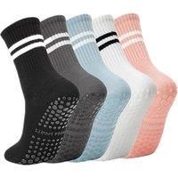 Non-Slip Yoga Grip Pilates Socks - 3 Options & 5 Colours