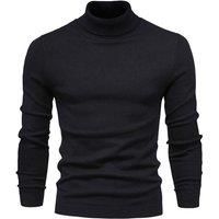 Men'S Turtleneck Slim Fit Jumper - 5 Sizes & 6 Colours