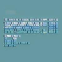 Night Sakura Pbt Keycaps Cherry Profile Japanese Korean Russian German Spanish Arabic French Big Set