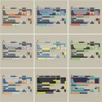 Double Shot Abs Keycaps Gmk Clone JCM Big Set Key Caps ISO ANSI Layout 7u Space Bars For Mechanical Keyboard Fuji Wooting