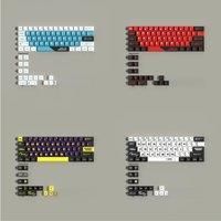 Eva 01 02 Cherry Keycaps Bow Black White Pbt Material Key Caps For Mechanical Keyboard 78 Keys Set