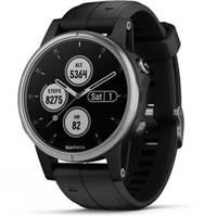 Garmin Fenix 5 Plus 47mm Premium Multisport GPS Watch - Black/Silver