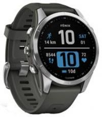 Garmin Fenix 7S 42mm GPS Smartwatch Silver & Graphite 010-02539-01