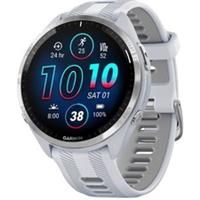 Garmin Forerunner 965 Quartz Smartwatch for Unisex, Whitestone/Powder Grey