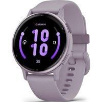 Garmin Vivoactive 5 AMOLED GPS Smartwatch with All-day Health Monitoring and Music, Metallic Orchid Aluminium Bezel with Orchid Case and Silicone Band