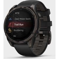 Garmin FENIX 8-47 MM, AMOLED, SAPPHIRE CARBON GRAY DLC TITANIUM WITHBLACK/PEBBLE GRAY SILICONE