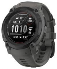 Garmin Instinct E, 40 mm Rugged GPS Smartwatch with essential smart features, Built in Sports Apps, Supertough Design Features, Black Bezel with Charcoal Band