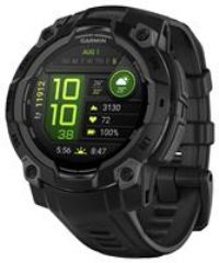 Garmin Instinct 3, 45mm AMOLED Rugged GPS Smartwatch,Built in Sports Apps and Health Monitoring, LED Flashlight, Shock Resistant, 10ATM, Up to 18 days Battery Life, Black Bezel with Black Band