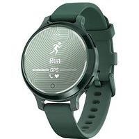 Garmin Lily 2 Active, Stylish Small GPS Smartwatch, Fitness Tracker with Hidden Display, Fitness Tracking,Sports apps,Patterned Lens, Bright Touchscreen Display,Up to 9 days battery life, Jasper Green