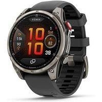 Garmin f?nix 8 Pro 47mm, LTE Premium Multisport GPS Smartwatch,AMOLED Touch Screen,built in inReach technology, Advanced Health & Training Features,LED flashlight, Up to 15 days battery life,Graphite