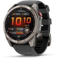 Garmin f?nix 8 Pro 51mm, LTE Premium Multisport GPS Smartwatch,AMOLED Touch Screen,built in inReach technology, Advanced Health & Training Features,LED flashlight, Up to 27 days battery life,Graphite