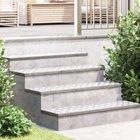 Aluminium Checker Plates 2 pcs Anti-Slip 100x25 cm