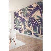 Origin Murals Palm Leaves Blush & Jade Wall Mural - 3m x 2.4m