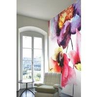 Origin Murals Watercolour Flora Multi Bright Wall Mural - 3.5m x 2.8m