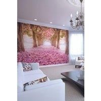 Origin Murals Blossom Trees Rose Pink Wall Mural - 3m x 2.4m