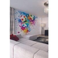 Origin Murals Football Splash Multi Wall Mural - 3m x 2.4m
