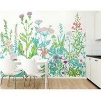 Origin Murals Botanical Fleur Summer Fruit Wall Mural - 3.5m x 2.8m