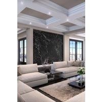 Origin Murals Marble Black Wall Mural - 3.5m x 2.8m