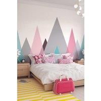 Abstract Mountains Multi Wall Mural - 3m x 2.4m