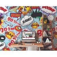 Comic Pop Multi Wall Mural - 3.5m x 2.8m
