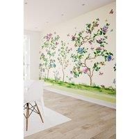 Oriental Flower Tree Ivory Wall Mural - 3.5m x 2.8m