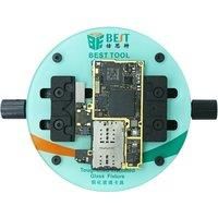 Mobile Motherboard Glass Jig Mini Heatproof Microscope Round Holder Fixed IC Chips Glue Removing Station DIY Repair Tools