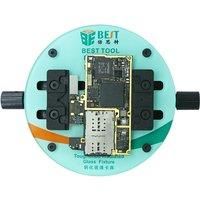 Mobile Phone Board Glass Fixture Mini Heat Insulation Glass Board Microscope Round Fixture Fixed Chips IC Glue Removal Station