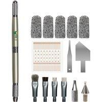 Multifunctional Manual Engraving Pen Tool Set Motherboard Chips Glue Tin Removal Solder Pad Clean No Trace Repair Fly Line Point