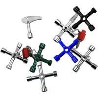 Water Meter Valves Keys Inner Triangalur Wrench Multi Purpose Tool Alloy Steel Universal For Plumbing Repair Use
