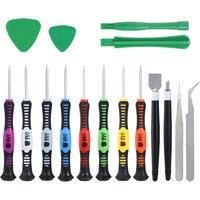 Versatile 16Pcs Screwdriver Tool Set With Assorted Bits For Electronics Repair And Maintenance