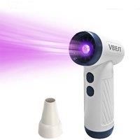 Turbo High-Speed Fan With UV Light 100000 RPM Brushless Motor 4 Gear Wind Speed for Dust Removal/Inflateble Air Bed/Fire Blowing